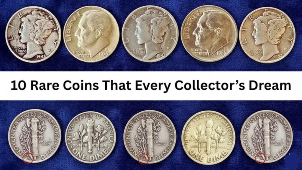 10 rare coins